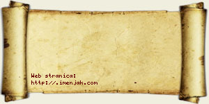 Jovana Binjić vizit kartica